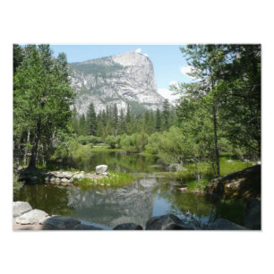 Blick auf den Mirror Lake im Yosemite National Par Fotodruck