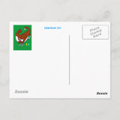 Blick auf den Mond Postkarte (Rückseite)