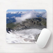Blick auf den Mont Fort Gletscher, Schweiz Mousepad (Mit Mouse)