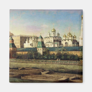 Blick auf den Moskauer Kreml aus dem Embankment Magnet