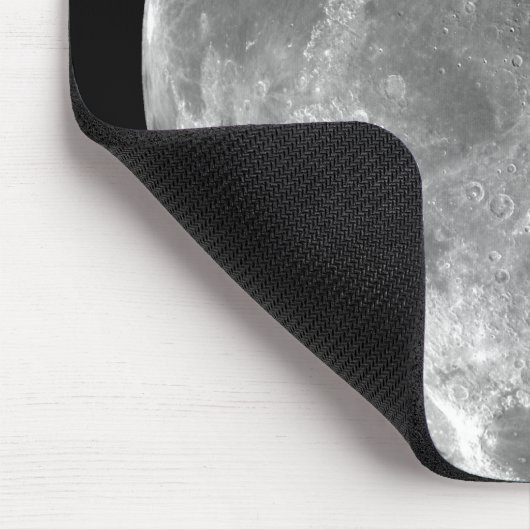 Blick auf den Nordpol des Mondes Mousepad (Ecke)