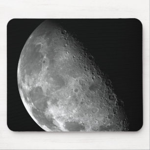 Blick auf den Nordpol des Mondes Mousepad