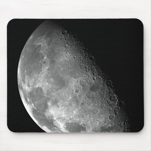 Blick auf den Nordpol des Mondes Mousepad (Vorne)