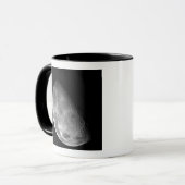 Blick auf den Nordpol des Mondes Tasse (Vorderseite Links)