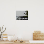 Blick auf den Ozean in Poipu Poster (Küche)