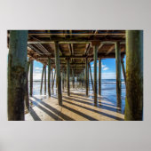 Blick auf den Ozean unter dem Plakat der Anlegeste (Vorne)