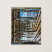 Blick auf den Ozean unter dem Plakat der Anlegeste Puzzle (Vertikal)