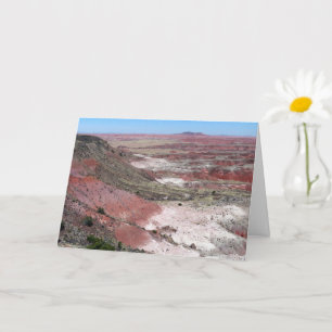 Blick auf den Painted Desert Rand Karte