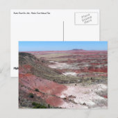 Blick auf den Painted Desert Rand Postkarte (Vorne/Hinten)