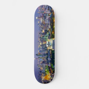 Blick auf den Park Lumphini Skateboard