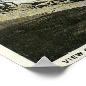 Blick auf den Park Poster (Ecke)