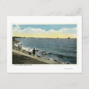 Blick auf den Park Postkarte