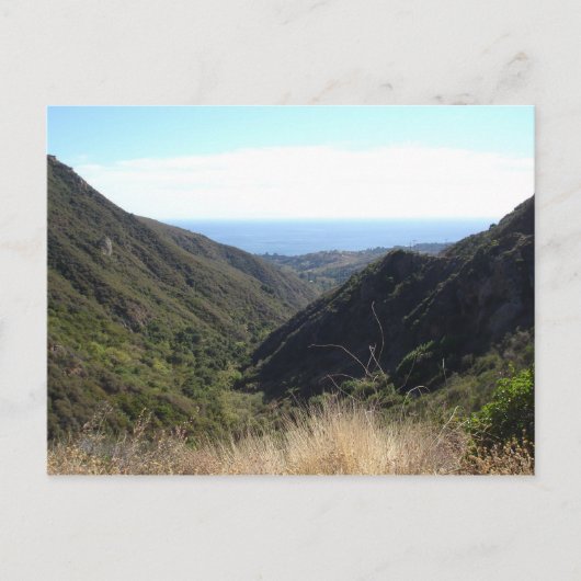 Blick auf den Pazifischen Ozean Postkarte (Vorderseite)