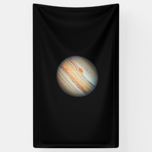 Blick auf den Planeten Jupiter (Hubble-Teleskop) Banner (Vertikal)