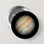Blick auf den Planeten Jupiter (Hubble-Teleskop) Button (Vorne & Hinten)