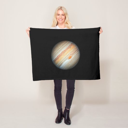 Blick auf den Planeten Jupiter (Hubble-Teleskop) Fleecedecke (Beispiel)