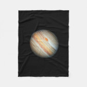Blick auf den Planeten Jupiter (Hubble-Teleskop) Fleecedecke (Vorderseite)
