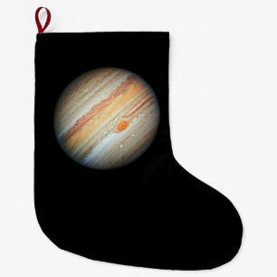 Blick auf den Planeten Jupiter (Hubble-Teleskop) Großer Weihnachtsstrumpf