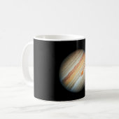 Blick auf den Planeten Jupiter (Hubble-Teleskop) Kaffeetasse (Vorderseite Links)