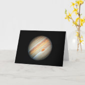 Blick auf den Planeten Jupiter (Hubble-Teleskop) Karte (Gelbe Blume)