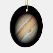 Blick auf den Planeten Jupiter (Hubble-Teleskop) Keramik Ornament (Rechts)