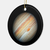 Blick auf den Planeten Jupiter (Hubble-Teleskop) Keramik Ornament (Links)