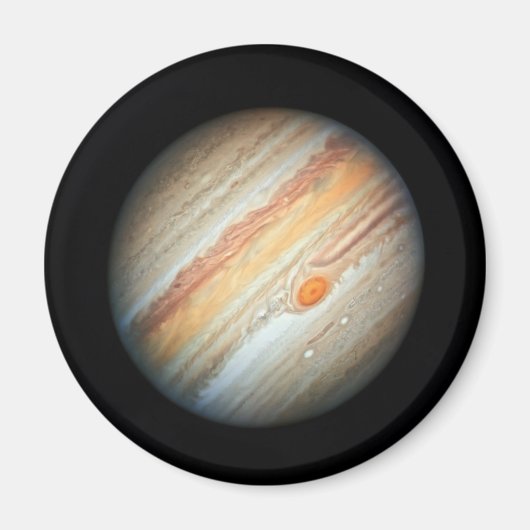 Blick auf den Planeten Jupiter (Hubble-Teleskop) Magnet (Vorne)