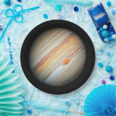Blick auf den Planeten Jupiter (Hubble-Teleskop) Pappteller (Party)