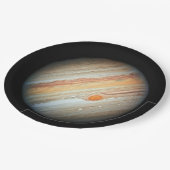 Blick auf den Planeten Jupiter (Hubble-Teleskop) Pappteller (Schrägansicht)