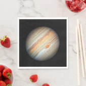 Blick auf den Planeten Jupiter (Hubble-Teleskop) Serviette (Beispiel)