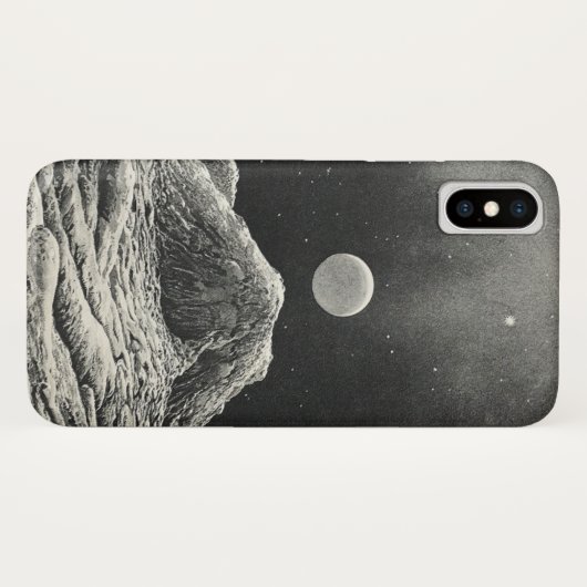 Blick auf den Planeten vom Mond Case-Mate iPhone Hülle (Rückseite (Horizontal))