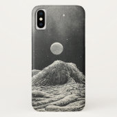 Blick auf den Planeten vom Mond Case-Mate iPhone Hülle (Rückseite)