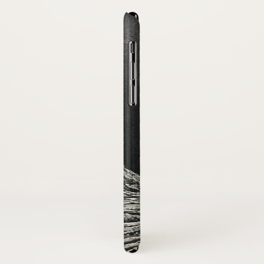 Blick auf den Planeten vom Mond Case-Mate iPhone Hülle (Hinten/Links)