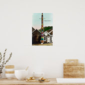 Blick auf den Raven TotempoleWrangell, AK Poster (Küche)