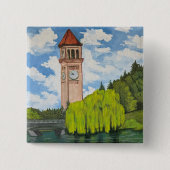 Blick auf den River Front Park  Button (Vorderseite)