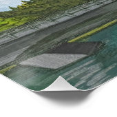 Blick auf den River Front Park  Poster (Ecke)