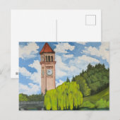 Blick auf den River Front Park  Postkarte (Vorne/Hinten)