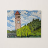 Blick auf den River Front Park  Puzzle (Horizontal)