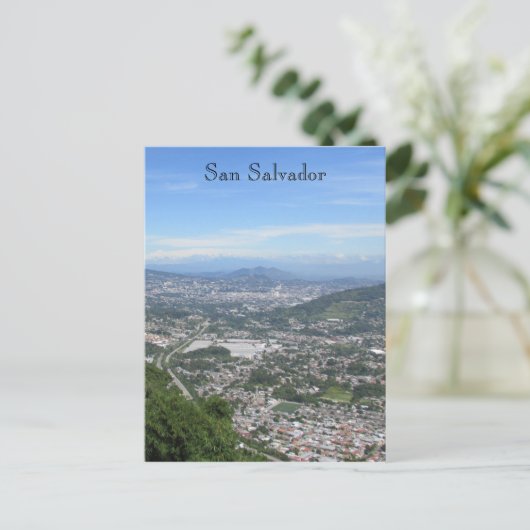 Blick auf den Salvador Postkarte (Stehend Vorderseite)