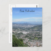 Blick auf den Salvador Postkarte (Vorne/Hinten)