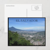 Blick auf den Salvador Postkarte (Vorne/Hinten)