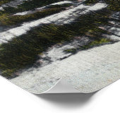 Blick auf den Sattelanhang im Winter Poster (Ecke)