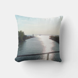 Blick auf den See Erie Kissen