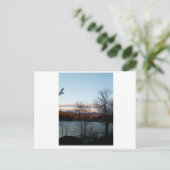 Blick auf den See Postkarte (Stehend Vorderseite)