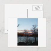 Blick auf den See Postkarte (Vorne/Hinten)