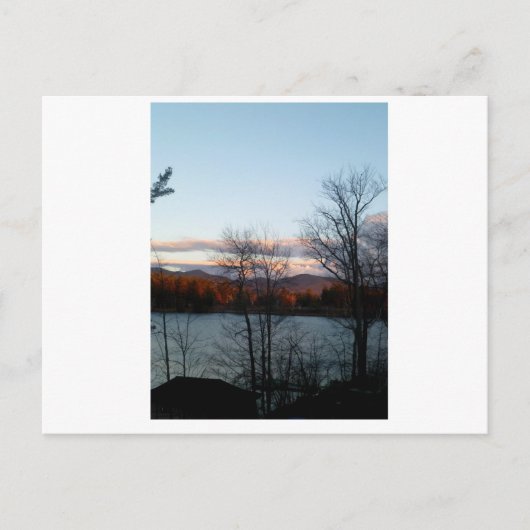 Blick auf den See Postkarte (Vorderseite)