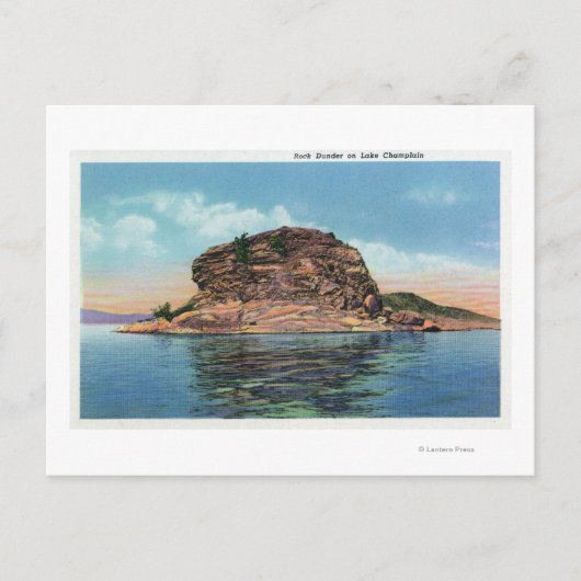 Blick auf den See Rock Dunder Postkarte (Vorderseite)