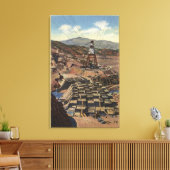 Blick auf den Shasta-Damm Leinwanddruck (Insitu (Wohnzimmer))