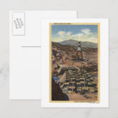 Blick auf den Shasta-Damm Postkarte (Vorne/Hinten)