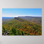 Blick auf den Shawangunk-Rücken im Herbst Poster (Vorne)